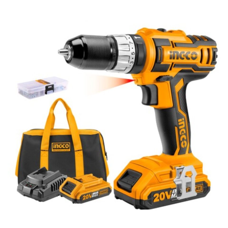 İngco Cıdlı2002 Akülü Vidalama 20v Darbeli