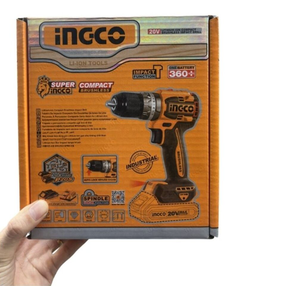 İngco Cıdlı206021 Aküsüz Darbeli Matkap 20v