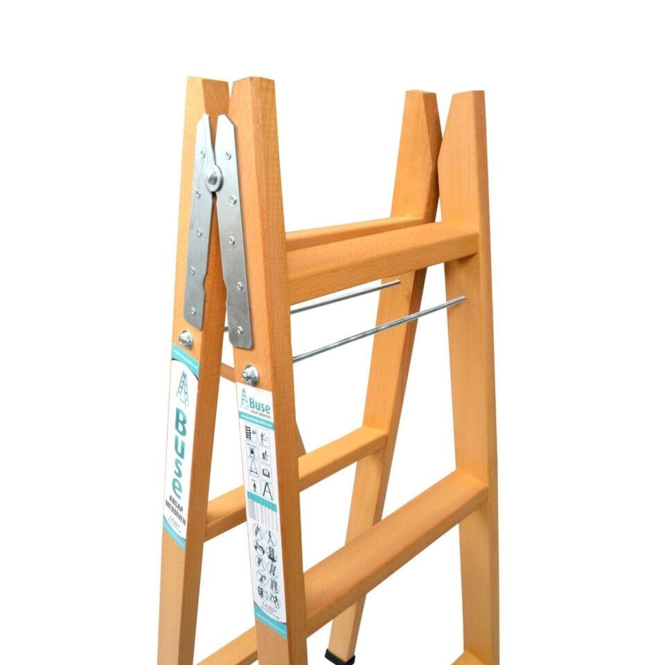 Buse A Tipi Ahşap Merdiven 4 Basamak(140cm) Ag-104