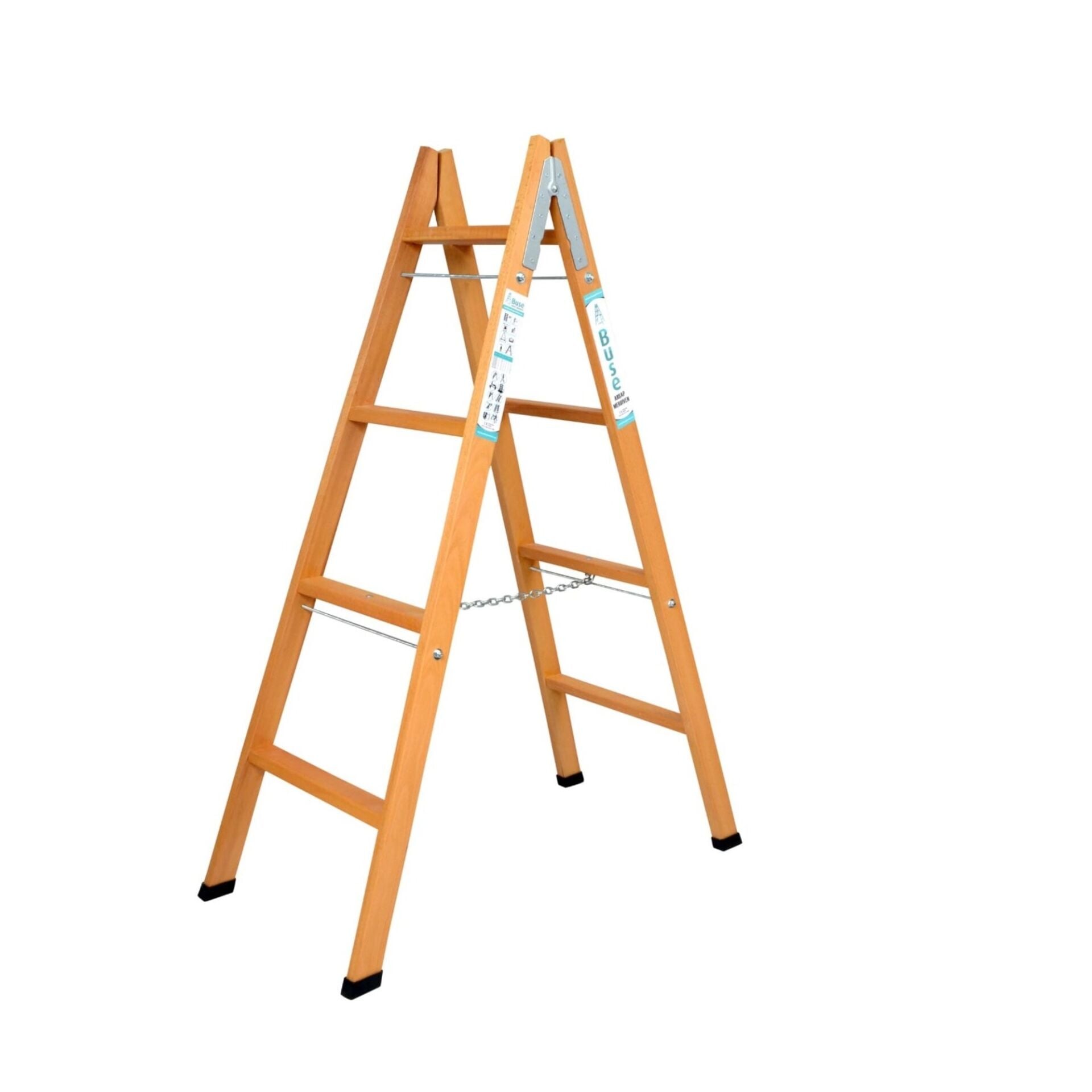 Buse A Tipi Ahşap Merdiven 4 Basamak(140cm) Ag-104