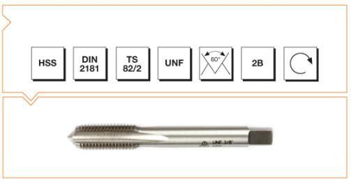 MTE Makina Takım HSS DIN 2181 USA İnce Vidalı Son Kılavuz - UNF 7/8 B00104142222