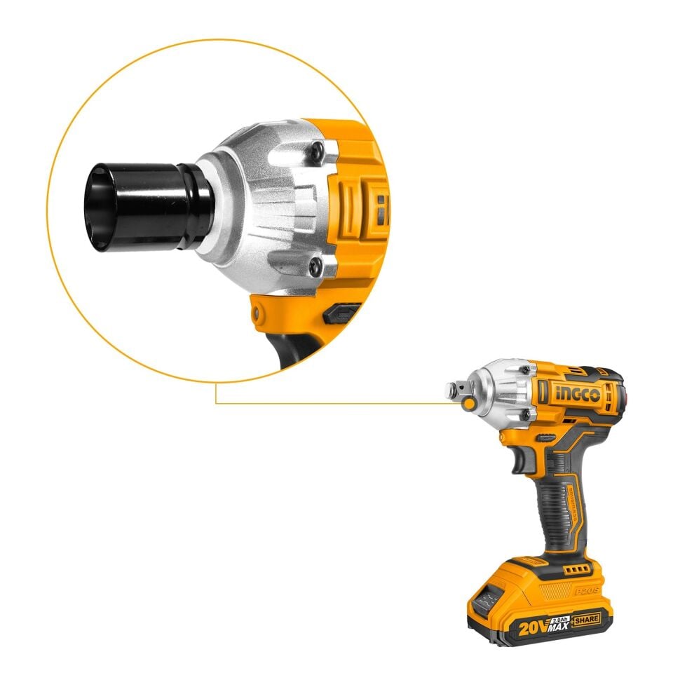 İngco Cklı 2017 Matkap-vidalama 2 Li Set 20 V