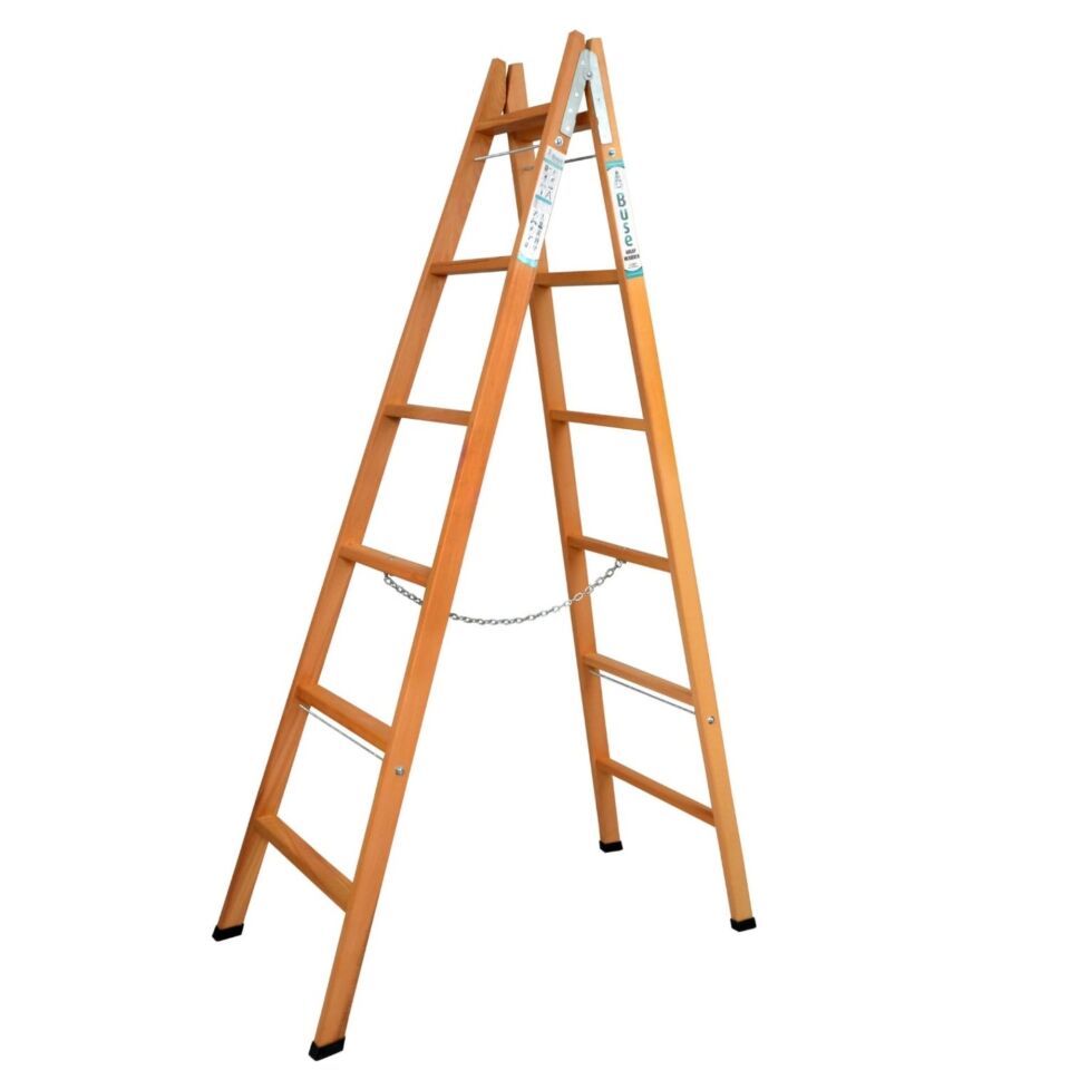 Buse A Tipi Ahşap Merdiven 6 Basamak(200cm) Ag-106