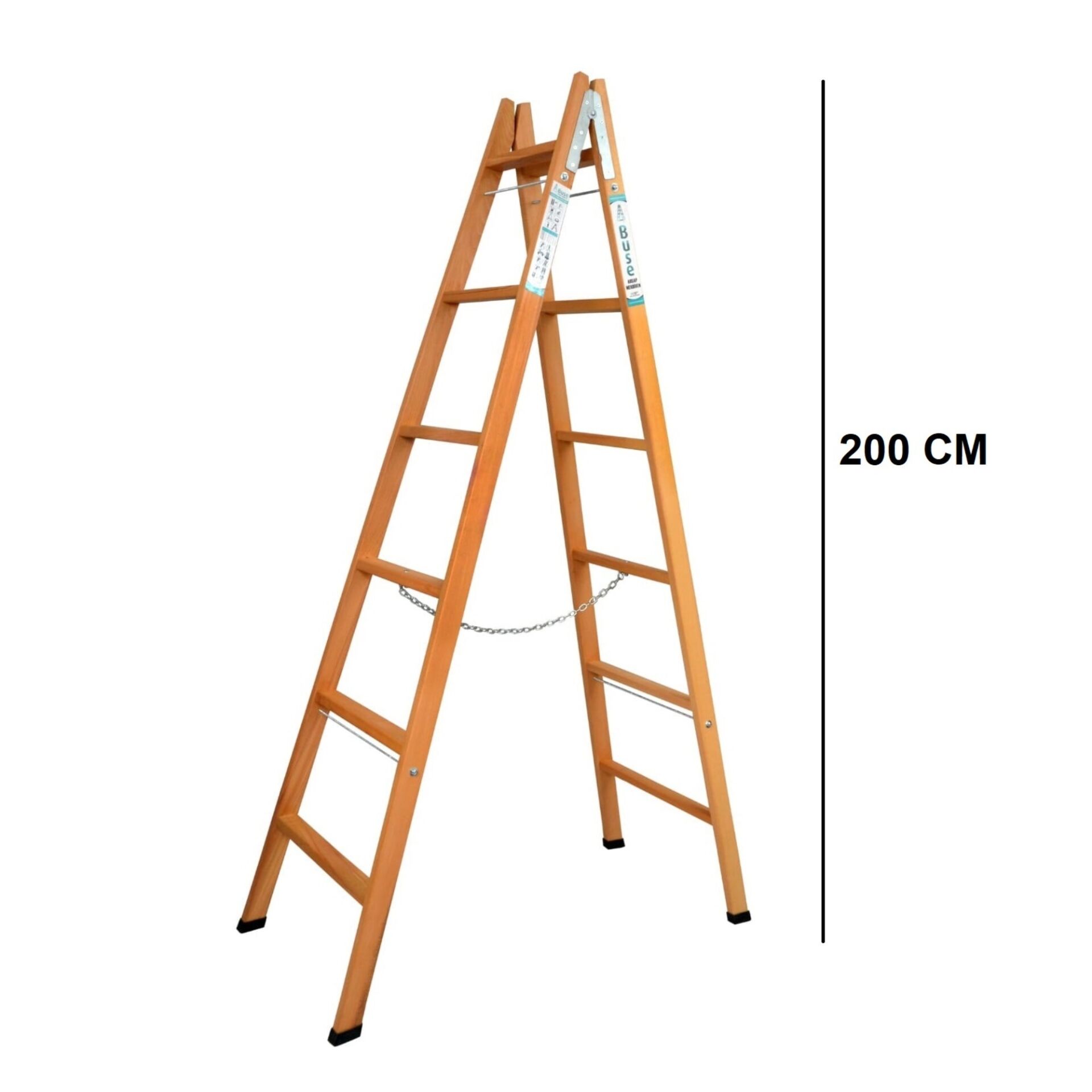 Buse A Tipi Ahşap Merdiven 6 Basamak(200cm) Ag-106