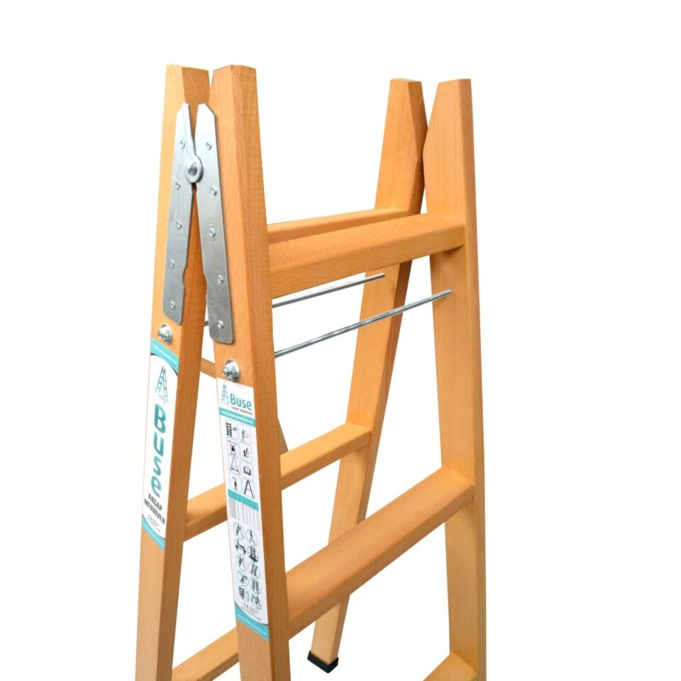 Buse A Tipi Ahşap Merdiven 7 Basamak(230cm) Ag-107