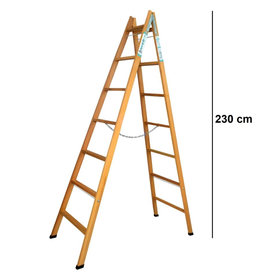 Buse A Tipi Ahşap Merdiven 7 Basamak(230cm) Ag-107