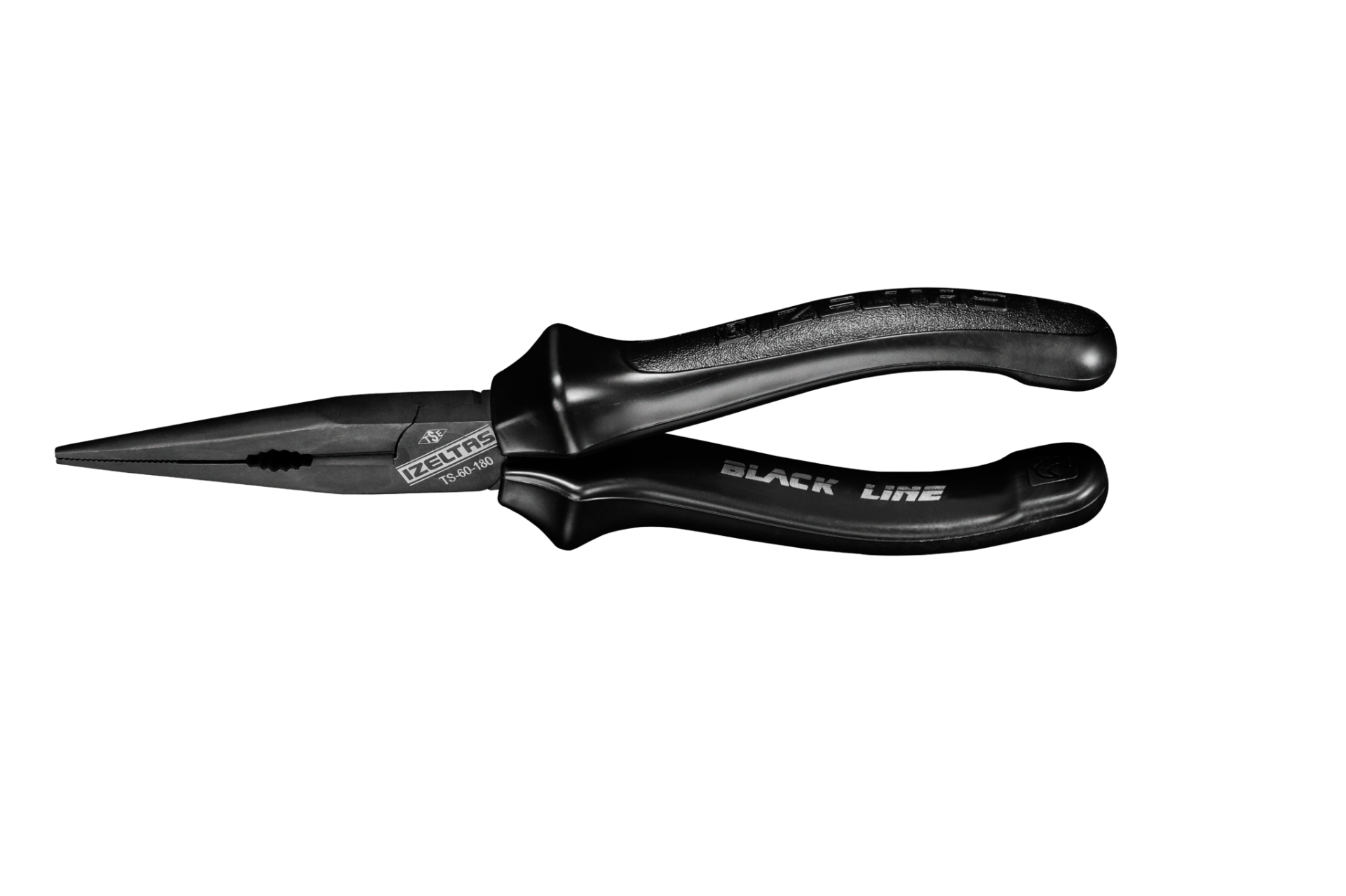 İzeltaş 180 mm  Kargaburun Düz Uçlu Black Lıne - 13000005117