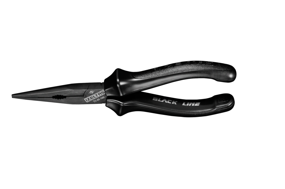 İzeltaş 180 mm  Kargaburun Düz Uçlu Black Lıne - 13000005117