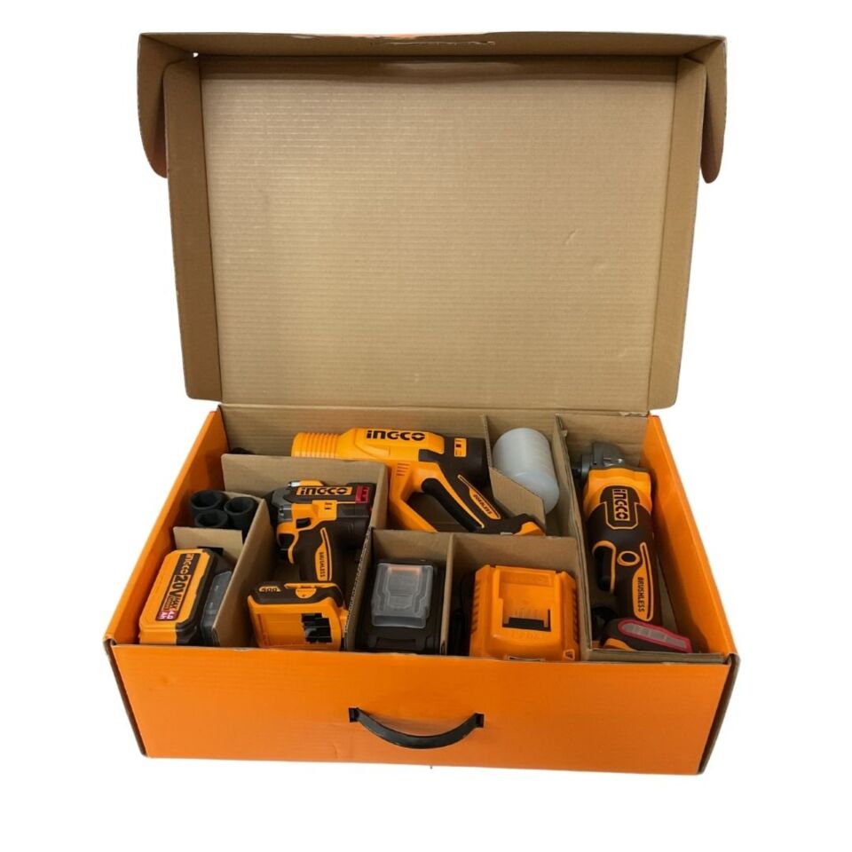 İngco Coslı250184e Akülü Kömürsüz Set 3lü