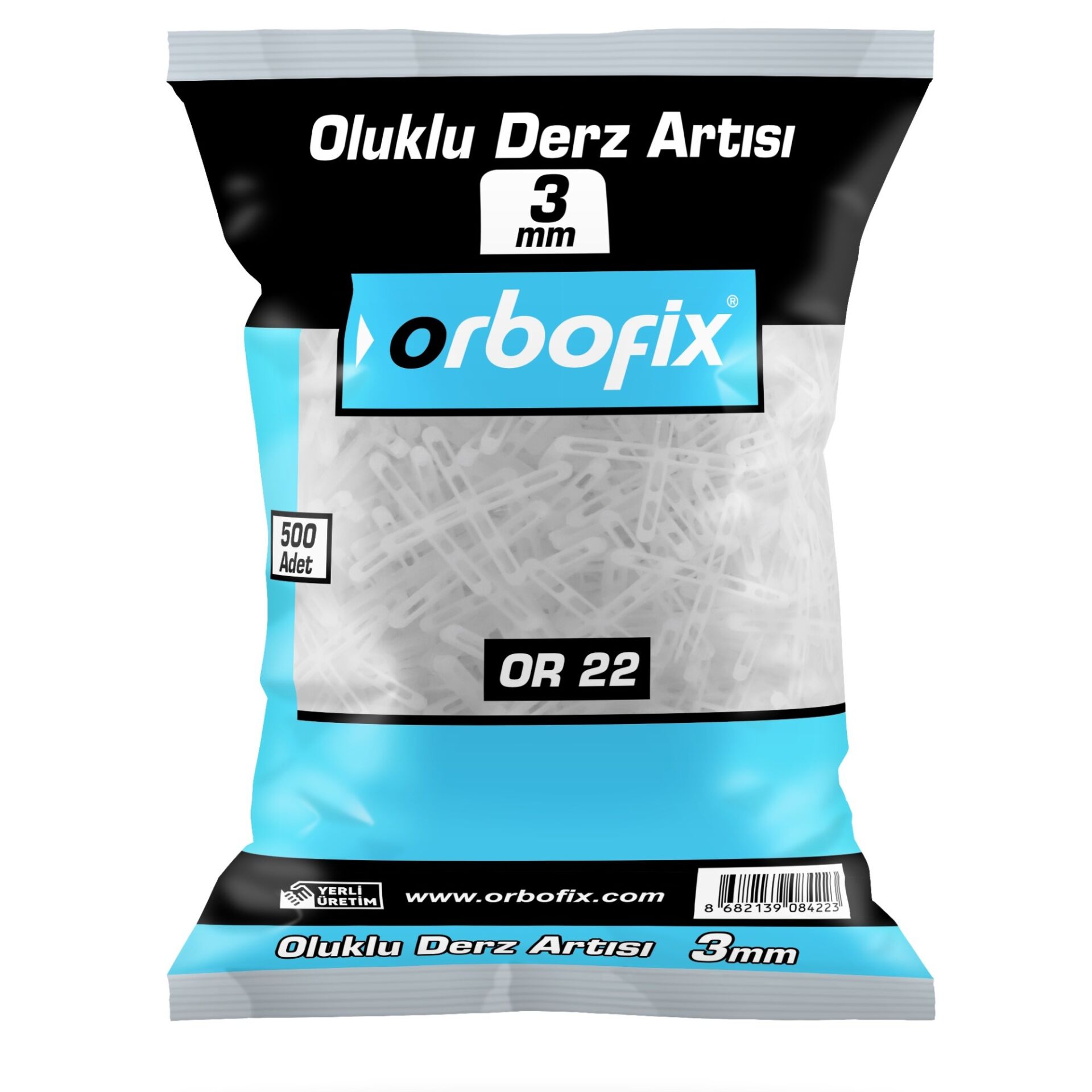 Derz Artısı Oluklu 3 MM (500 Adet)