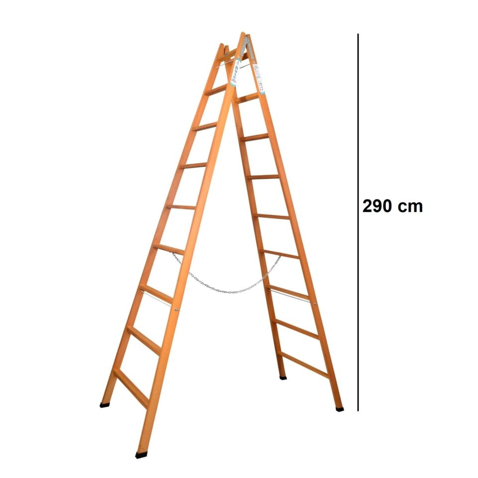 Buse A Tipi Ahşap Merdiven 9 Basamak(290cm) Ag-109