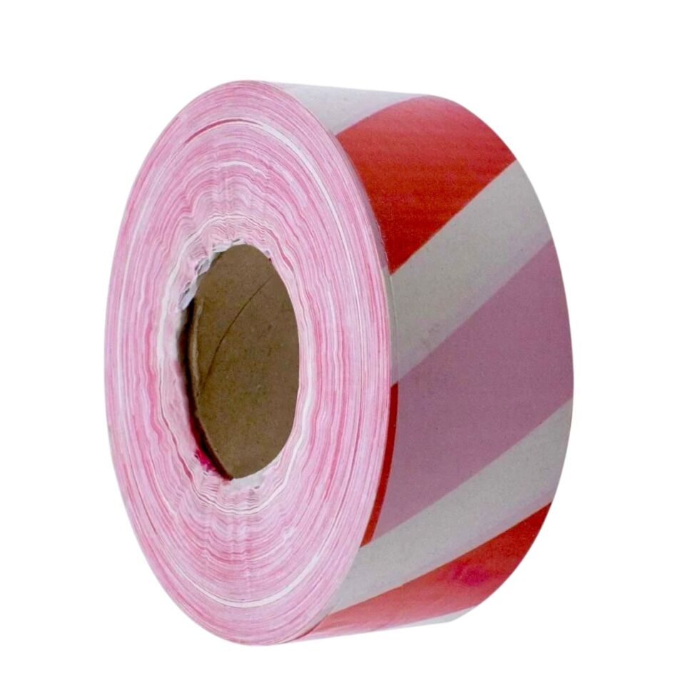 Arma İkaz Bantı Kırmızı Beyaz 7.5 Cmx500 Mt