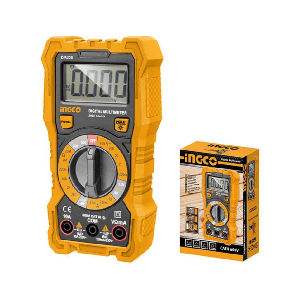 İngco Dm200 Dijital Multimetre 200v/600v