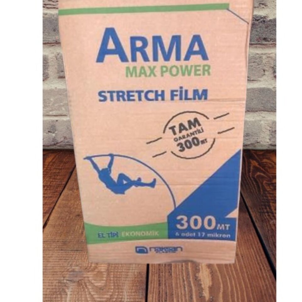 Arma Streç Film 17 Mic.2400 Gr(280gr+2120gr)300 Mt