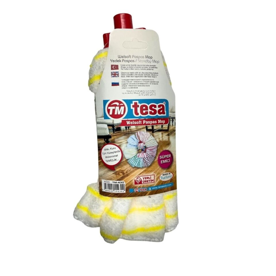 Tesa Temizlik Welsoft Çizgili Mop Tm-430
