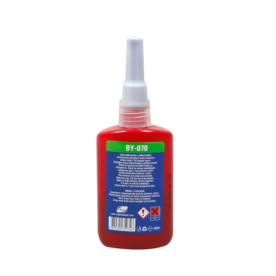 By070 Civata Sabitleyici Yüksek Kuvvet 50 Ml