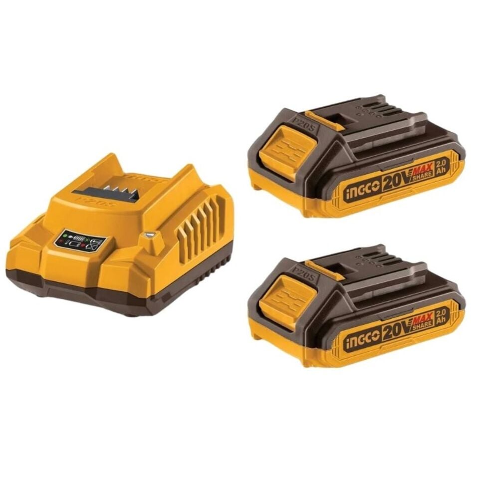 İngco Fbcpk1222e Akü Ve Şarj Cihazı Seti 20v