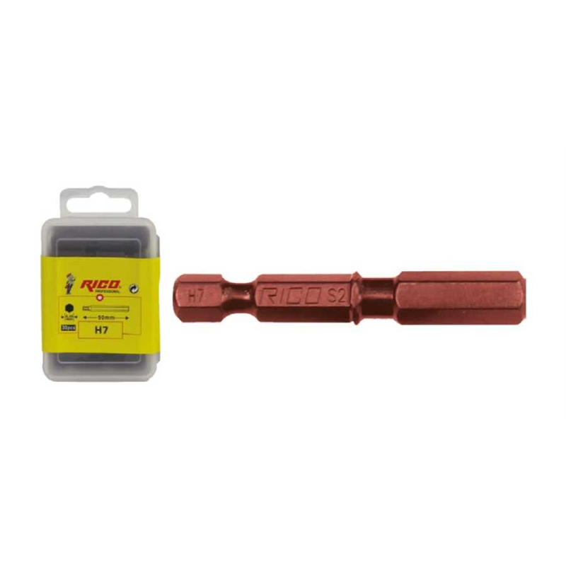 Rico 1/4 H7x50 mm Allen Bits Uç Mıknatıslı - 005-KK1208