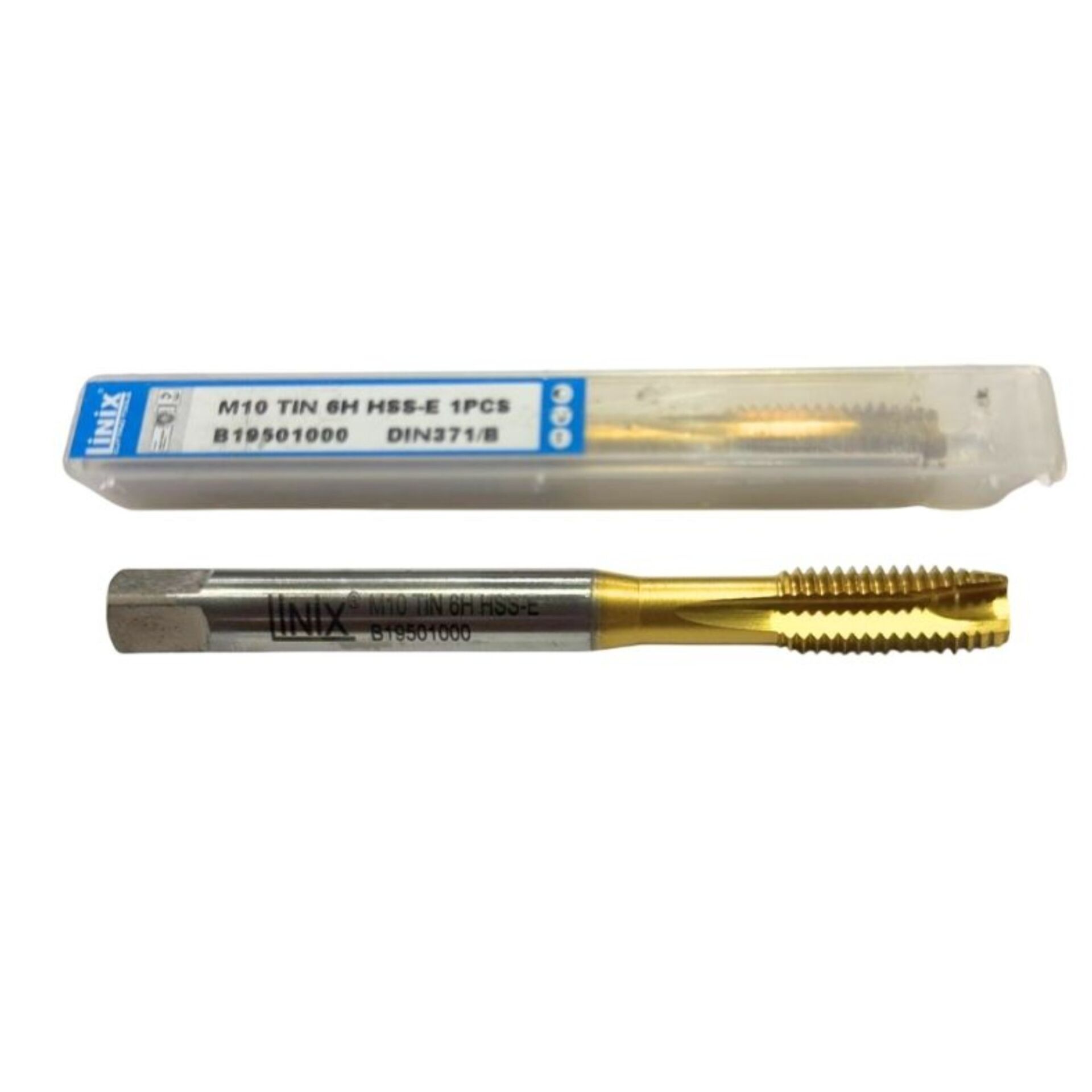 Linix Makina Klavuz Düz Tın Kaplı Dın371/b M10