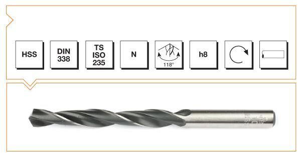 MTE Makina Takım HSS DIN 338 Silindirik Saplı Matkap Ucu Haddeli 2.8 mm B00000010280