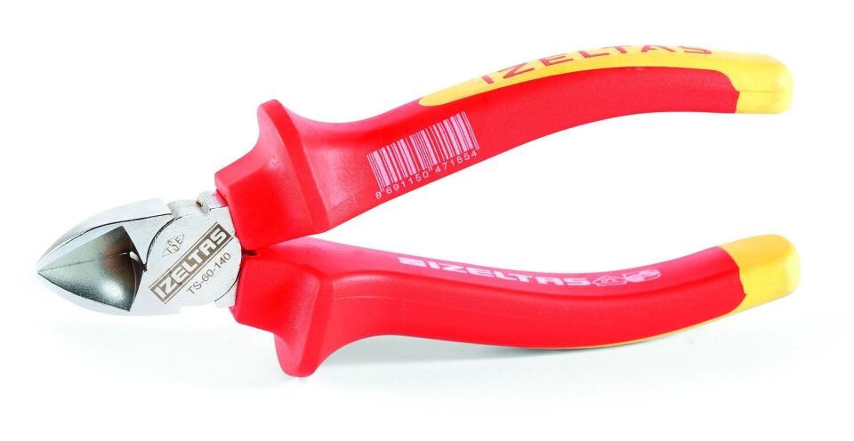 İzeltaş 180 mm Yan Keski Elektrıkçı İzoleli 1000 V - 3700166180