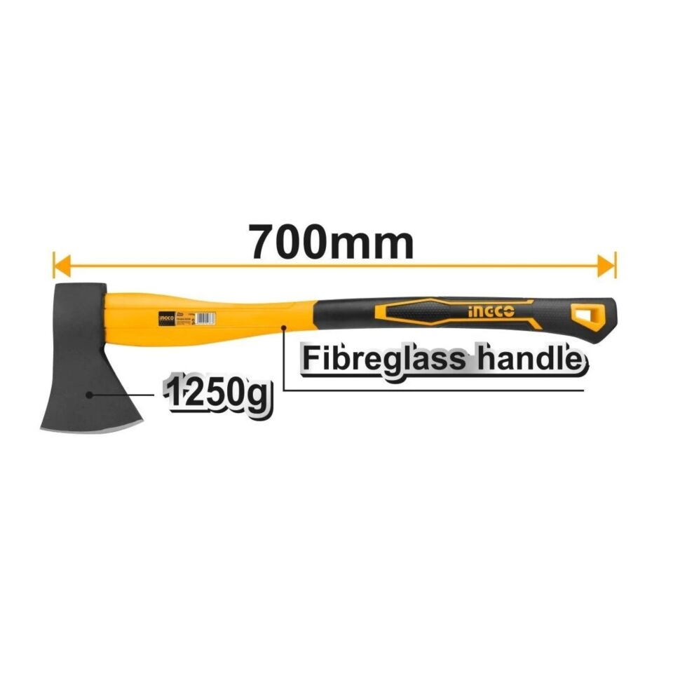 İngco Hax02012508 Fiberglass Saplı Balta 1250 Gr