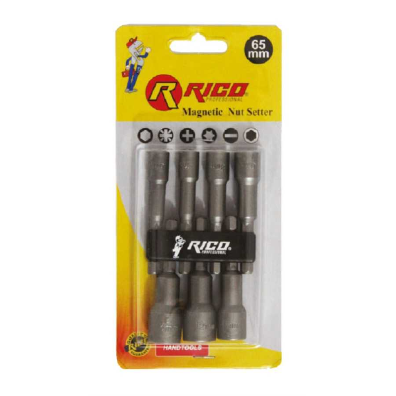 Rico 7 Parça Manyetik Bits Lokma Seti 65mm - 005-KK1217