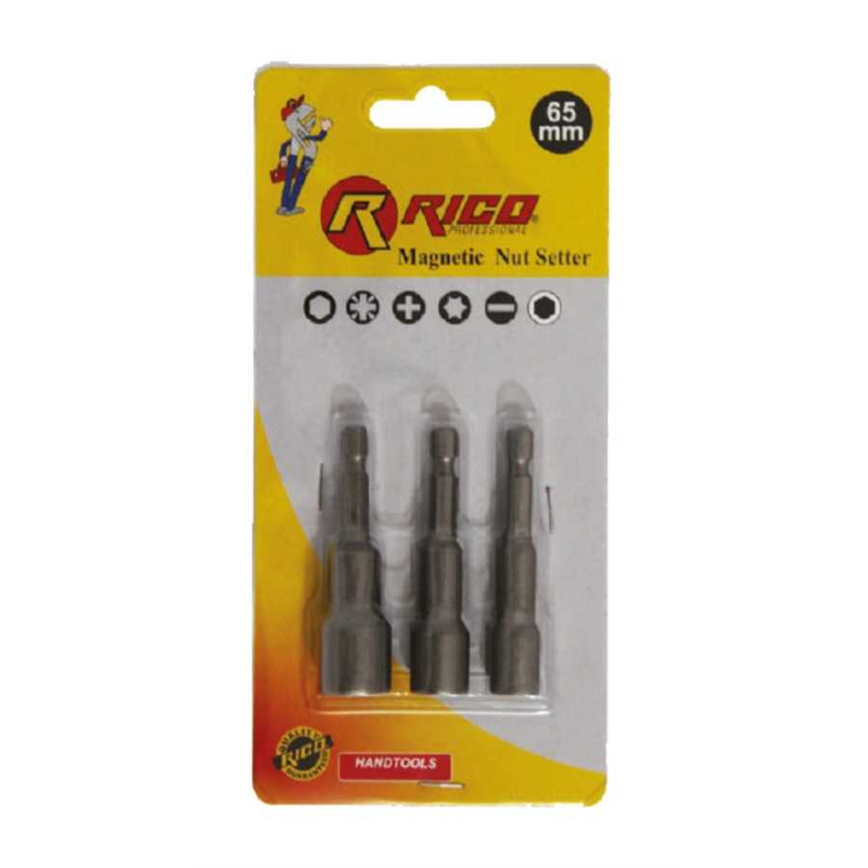 Rico 3 Parça Manyetik Bits Lokma Seti 65 mm - 005-KK1218