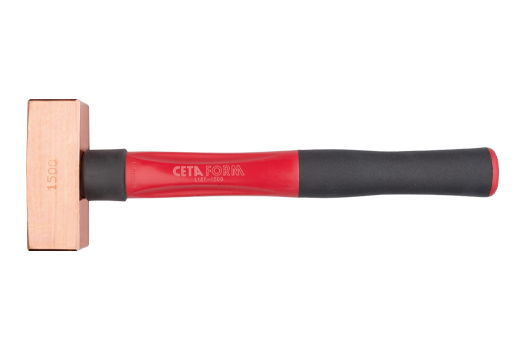 Ceta Form Bakır Çekiç (3 Komponent Saplı) 1500 gr - L18F-1500