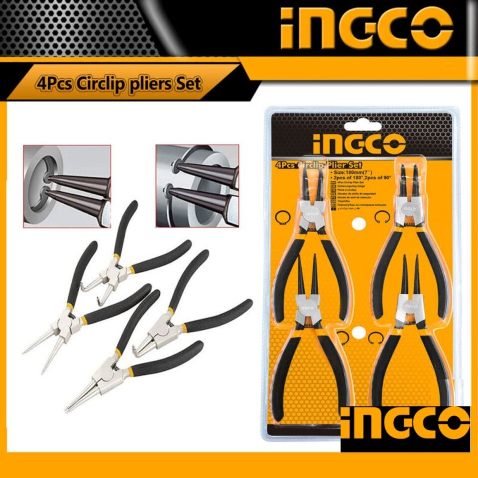 İngco Hccps01180 Segman Pense Seti 4 Lü 180 Mm
