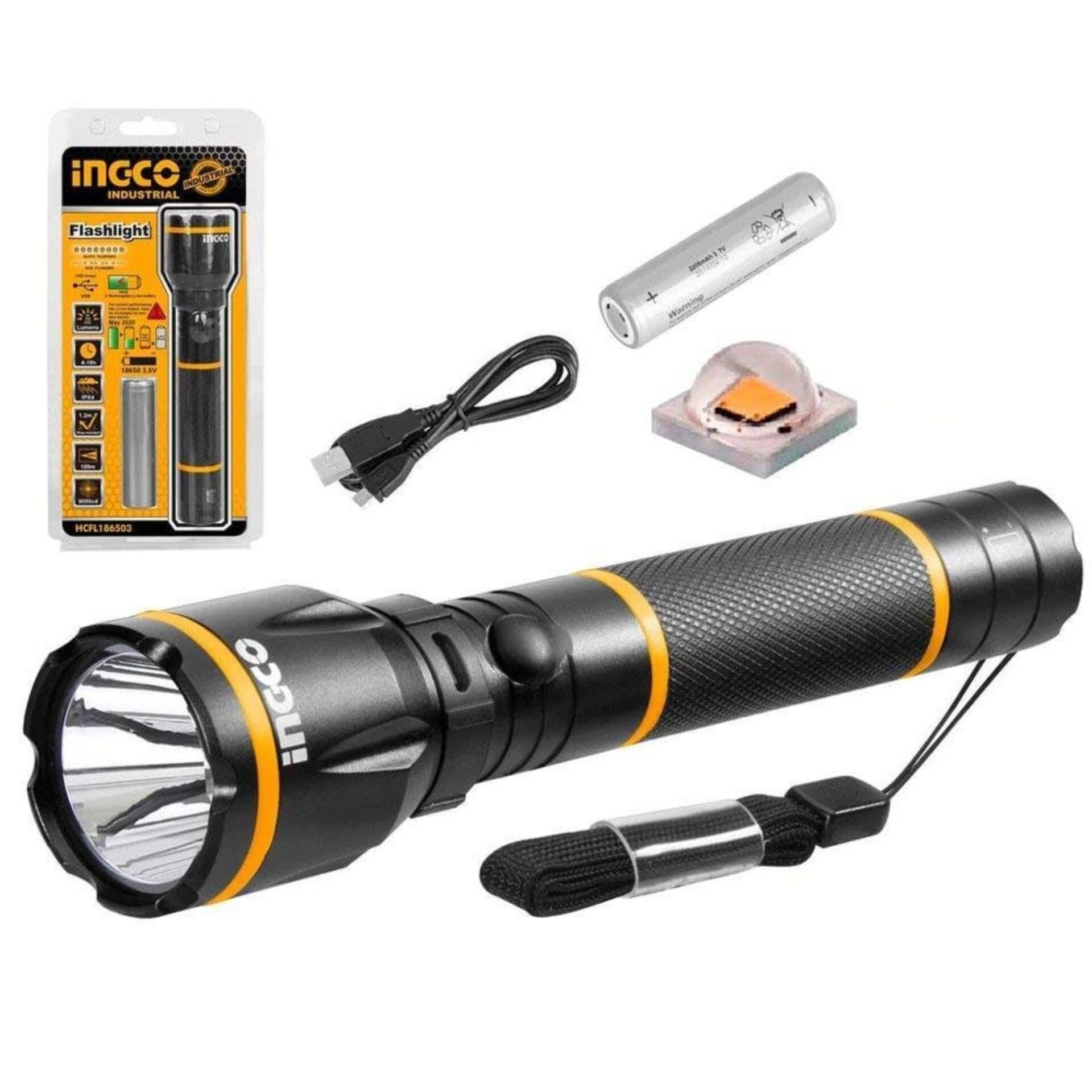 İngco Hcfl186503 Led El Feneri 400 Lümen