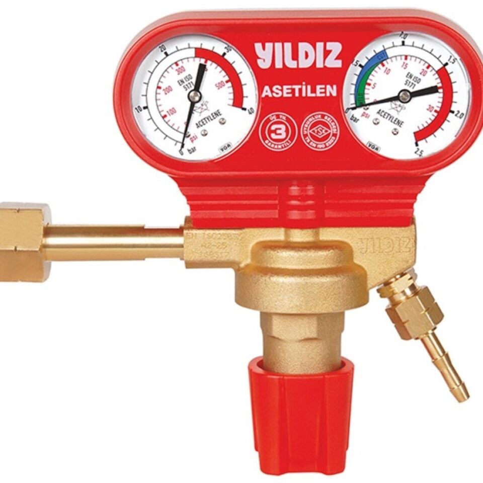 Yıldızgaz 5311s Asetilen Basınç Düşürücü 0.15 Bar