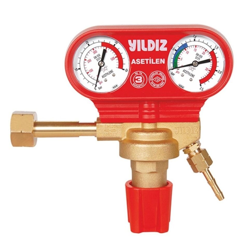 Yıldızgaz 5311s Asetilen Basınç Düşürücü 0.15 Bar