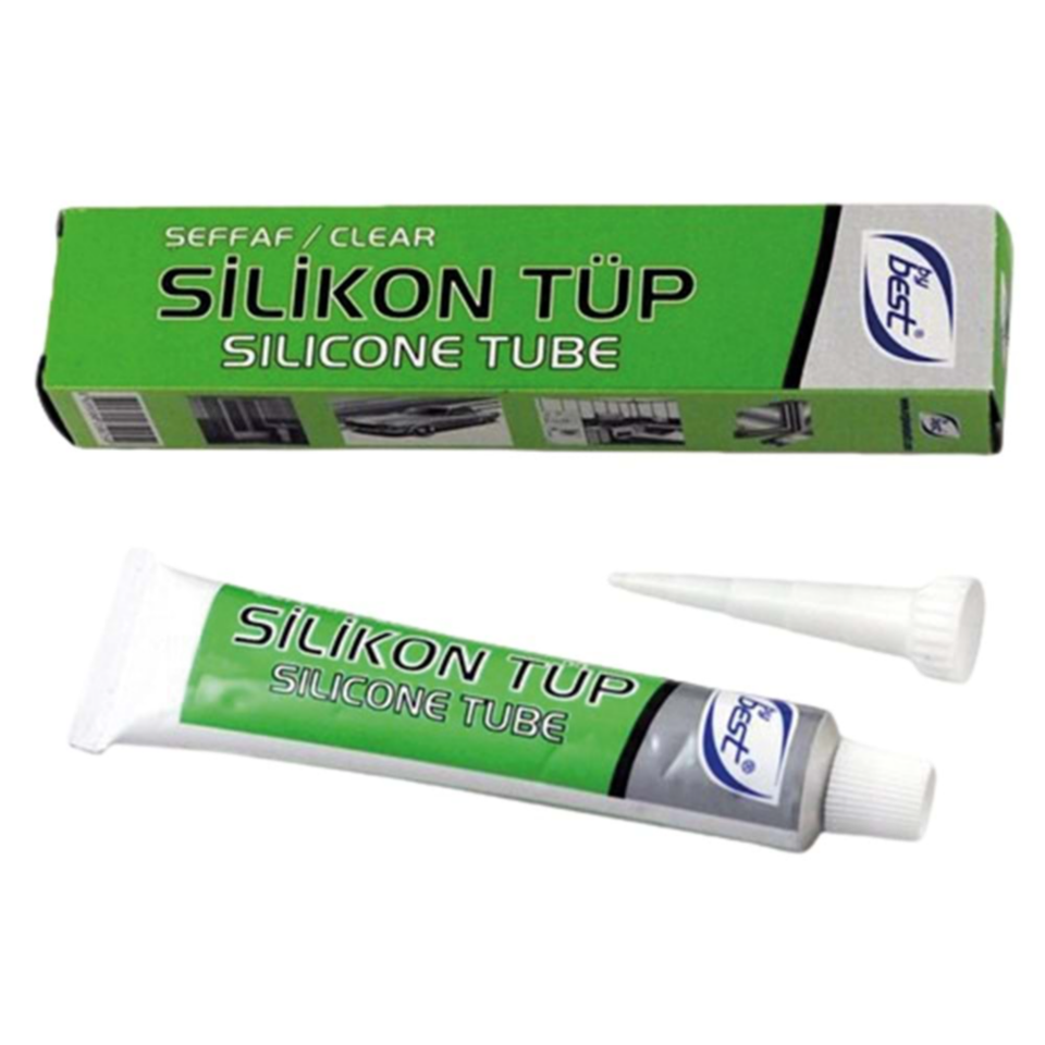 Bybest Tüp Silikon 50 Gr Şeffaf
