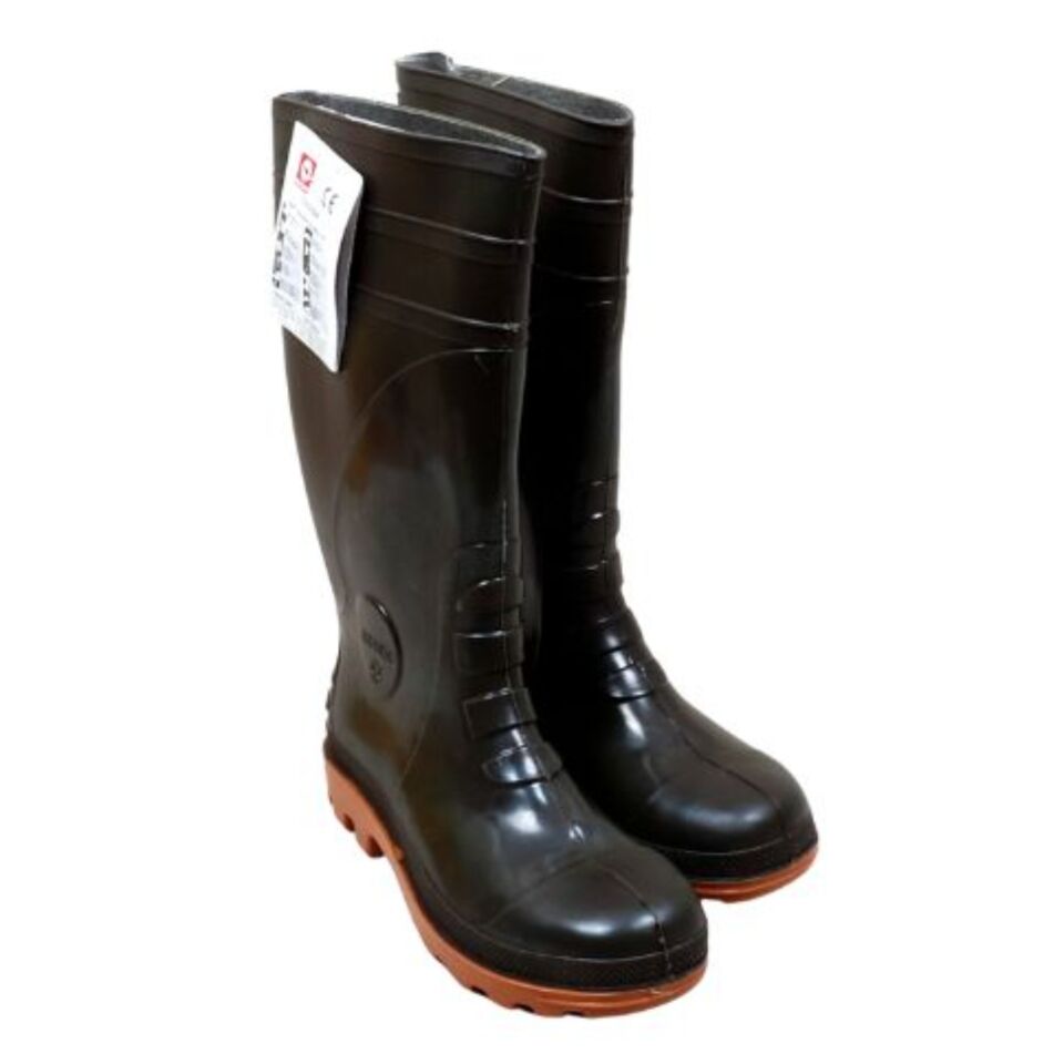 Gezer Haki Çelik Burunlu Çizme No:44