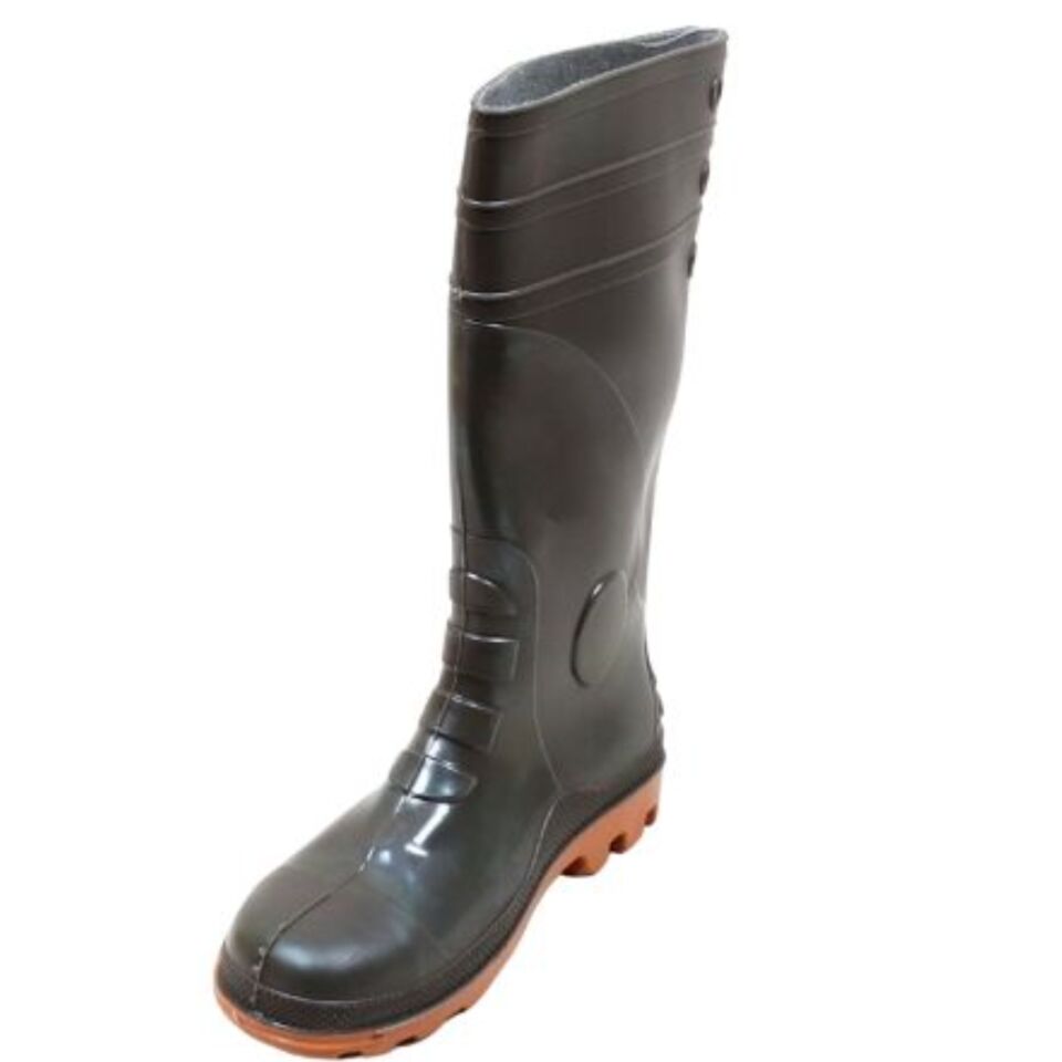 Gezer Haki Çelik Burunlu Çizme No:45