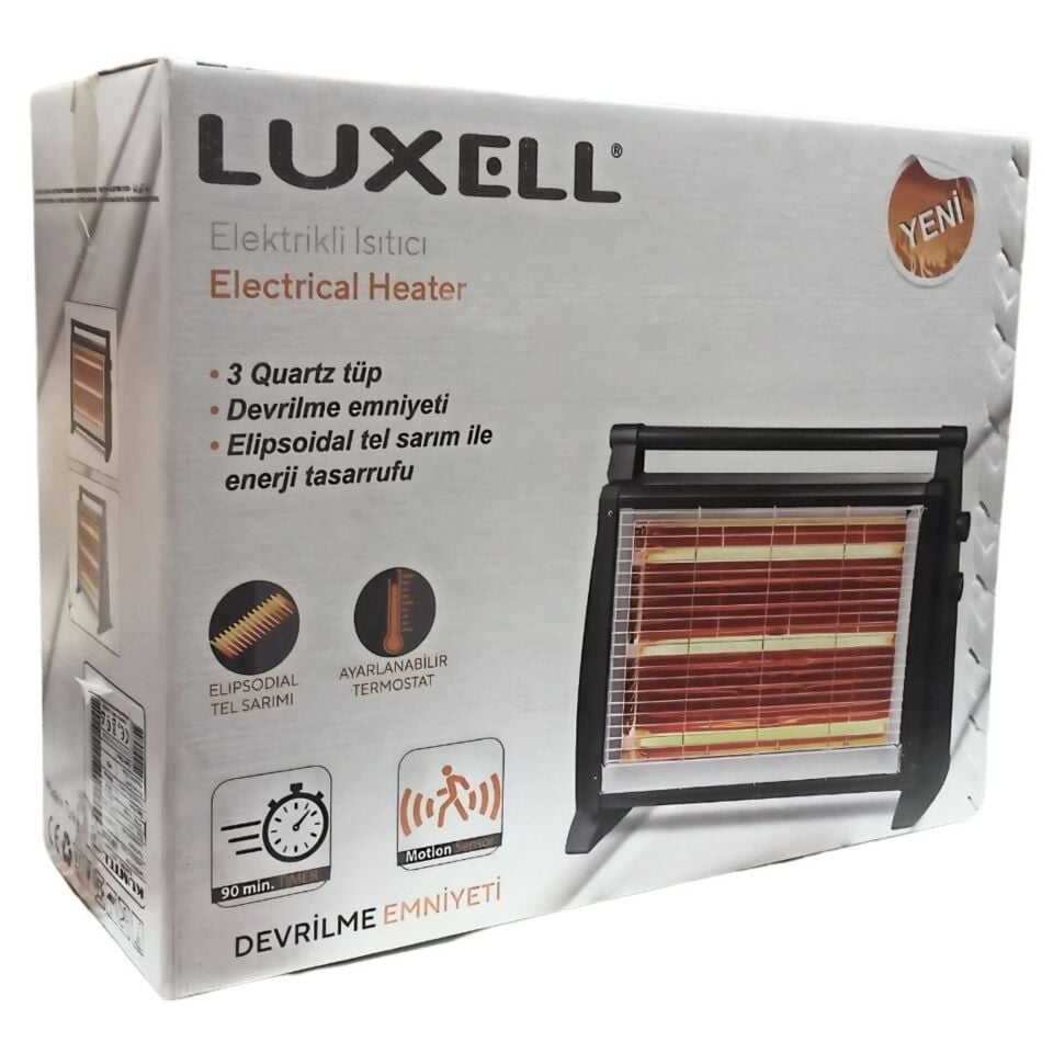 Luxell(kumtel) Lx2832 3 Lü Şömine Isıtıcı 1500 W
