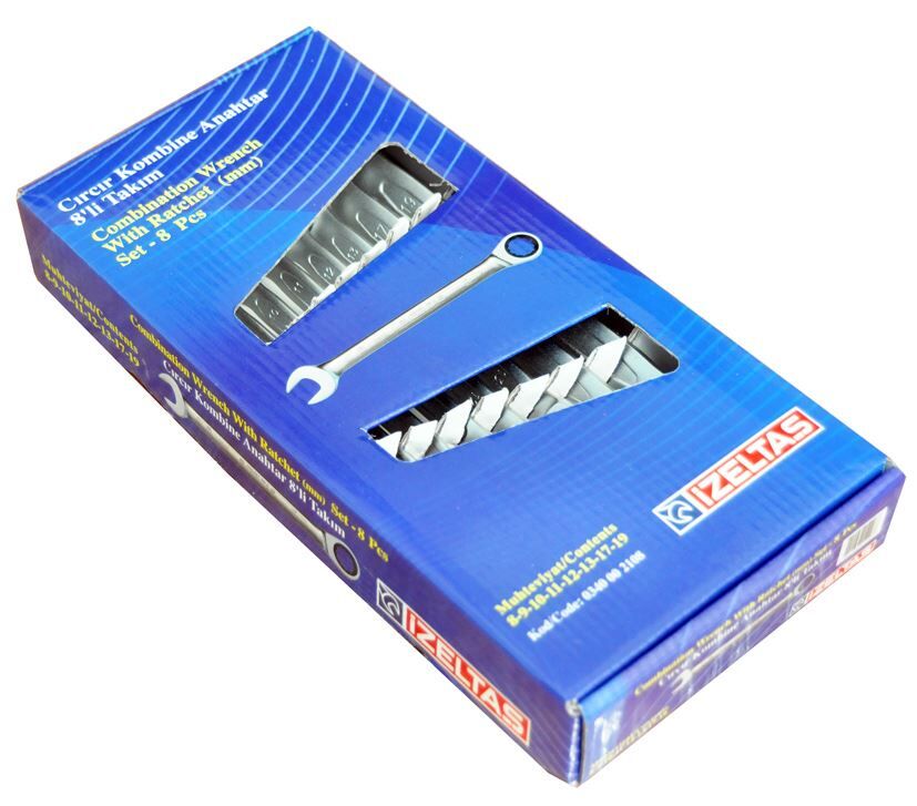 İzeltaş * 15 Lı  Cırcır Kombine Anahtar Tk. - 0340002115