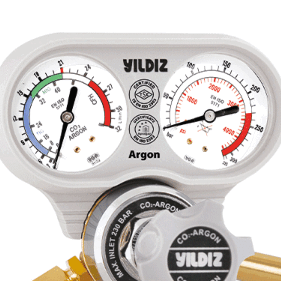 Yıldızgaz 5440s Argon Basınç Düşürücü 0.21 Lt/dk