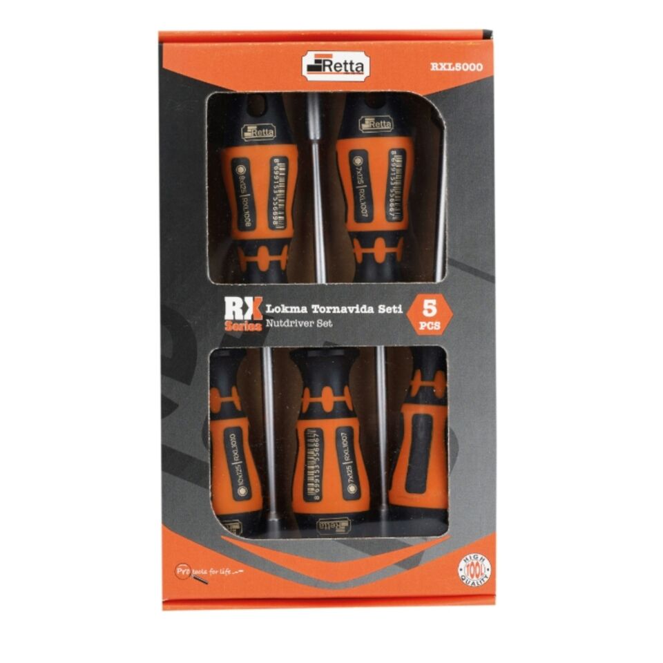 Retta Rxl5000 Lokma Tornavida Seti 5 Li