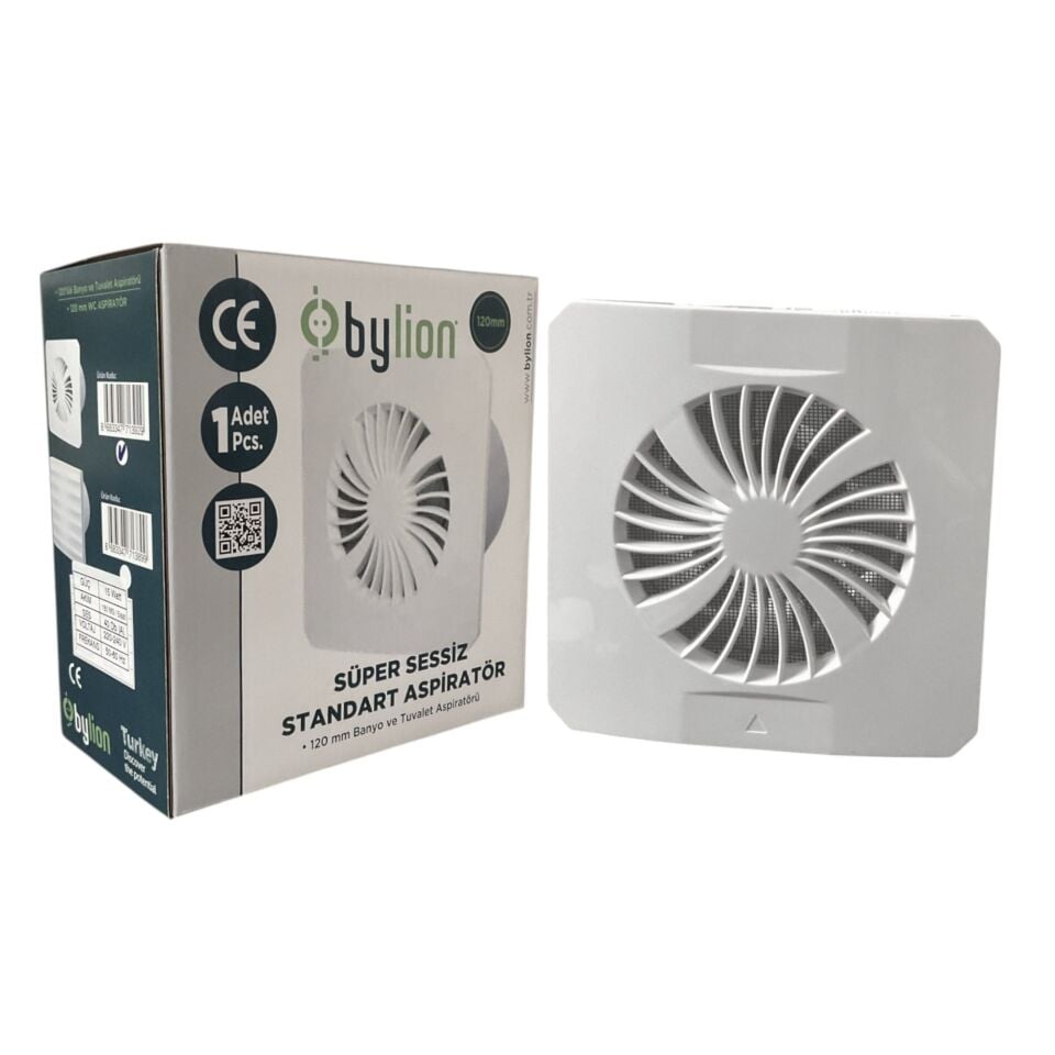 Bylion Banyo-tuvalet Aspiratör 120 Mm Asp-120