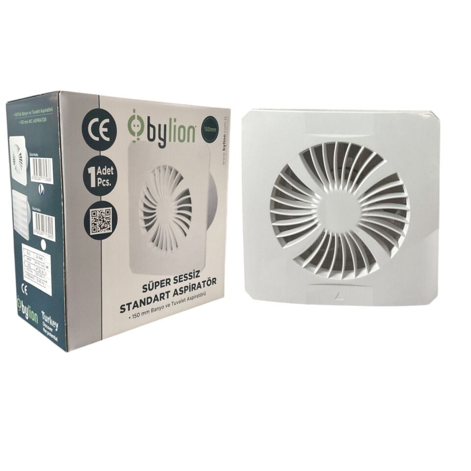 Bylion Banyo-tuvalet Aspiratör 150 Mm Asp-150