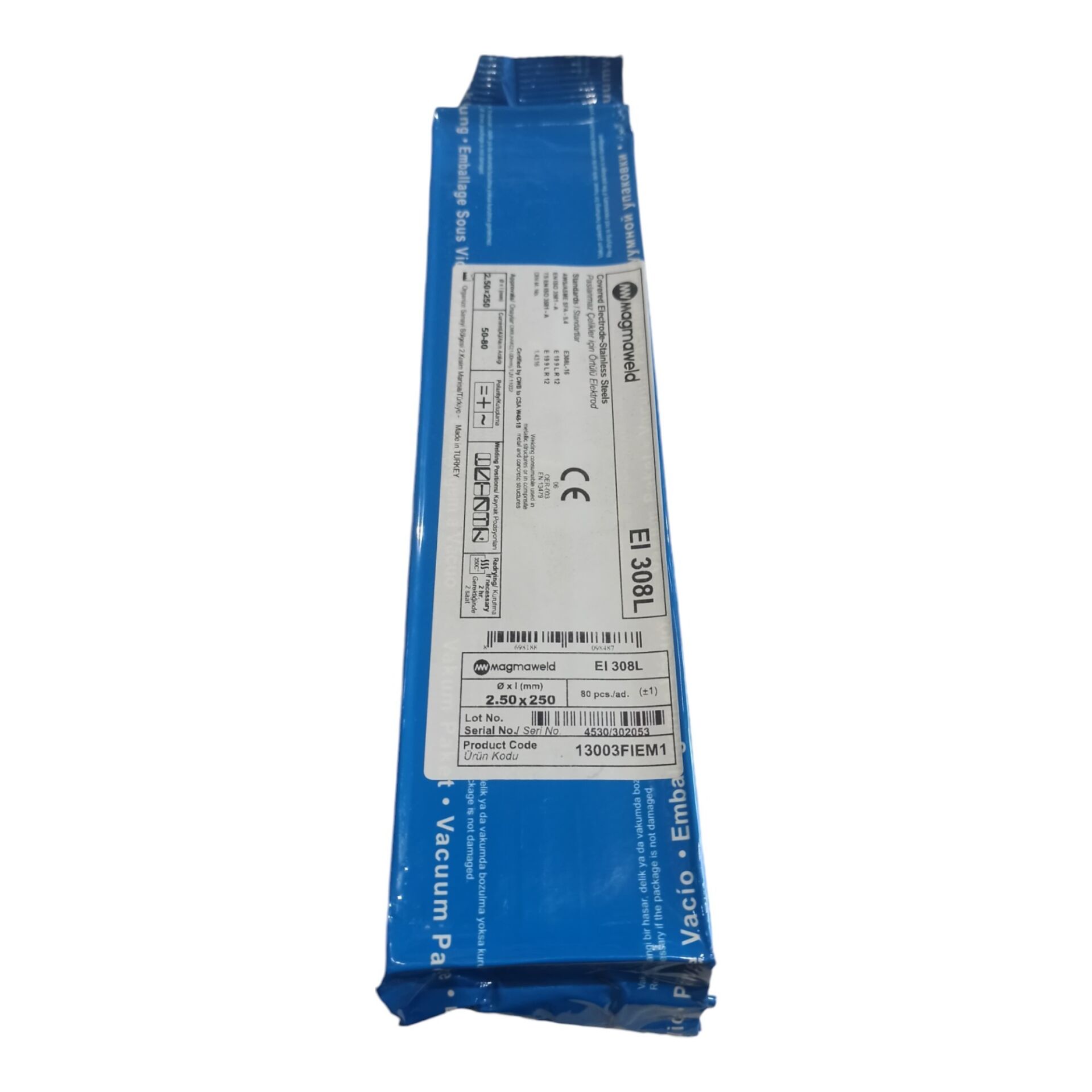 Magmaweld Elektrot 308l 2.5 (inox) (80 Adet)