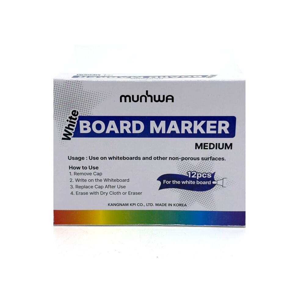 Munhwa Board Marker Yazı Tahtası Kalemi Mavi