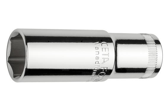 Ceta Form 1/4'' 6 Köşe Derin Lokma Anahtar 8 mm - C04-H080