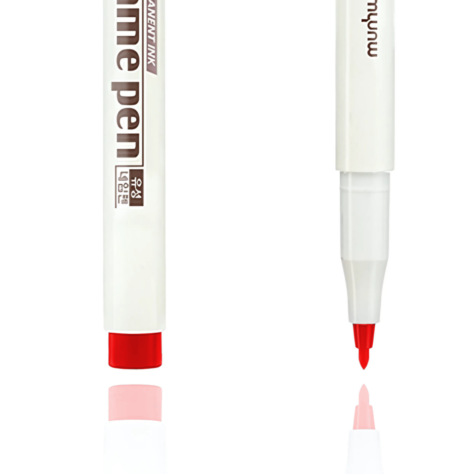 Munhwa Name Pen Asetat Kalemi Extra Fıne S Kırmızı