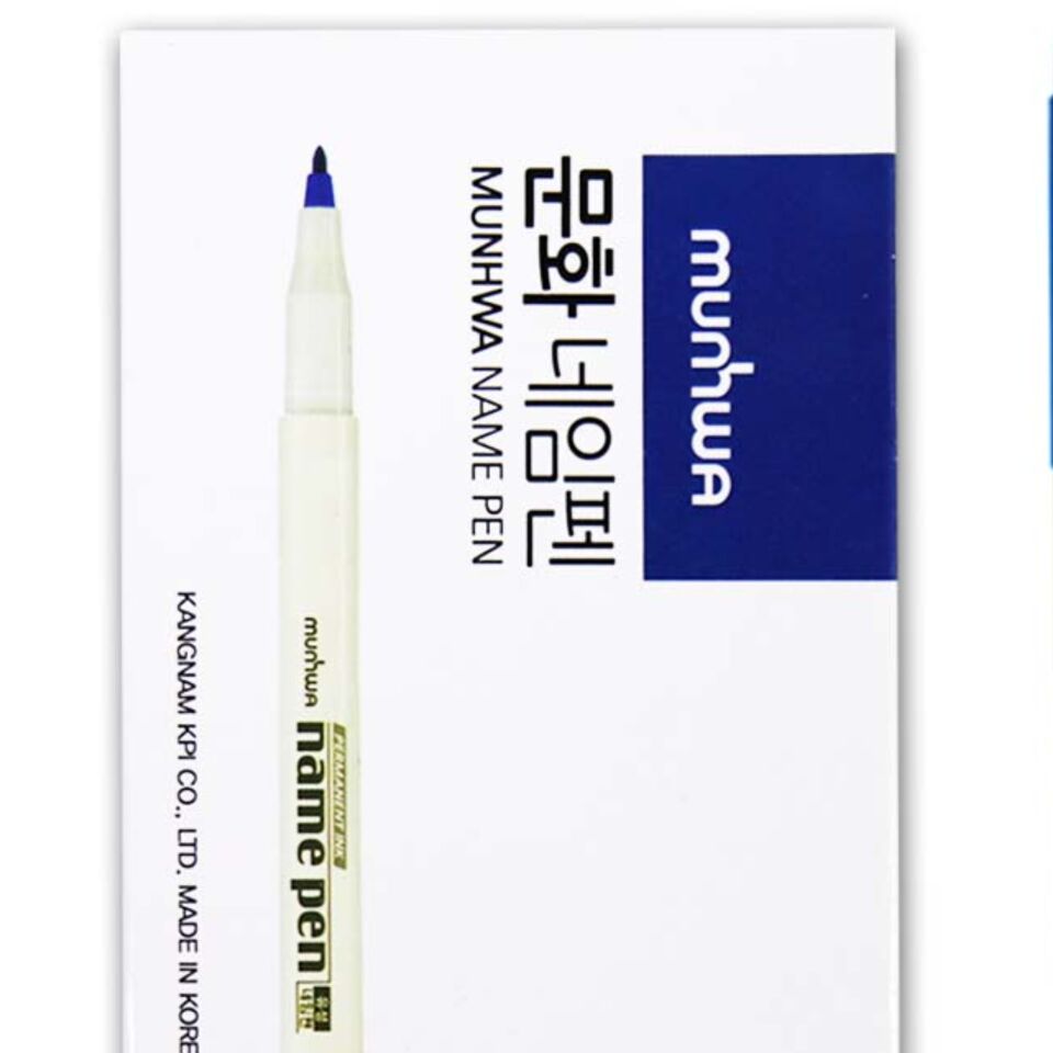 Munhwa Name Pen Asetat Kalemi Extra Fıne S Mavi