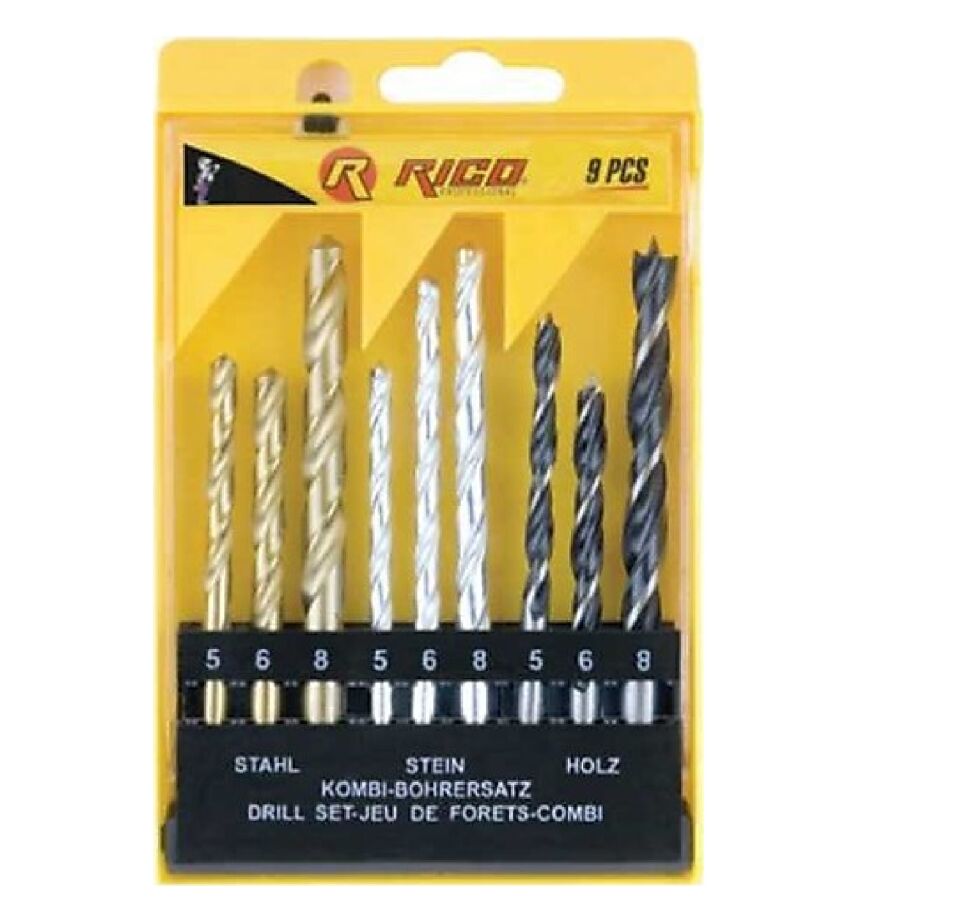 Rico 5 Parça Tin Matkap Ucu Seti - 008-RT4596