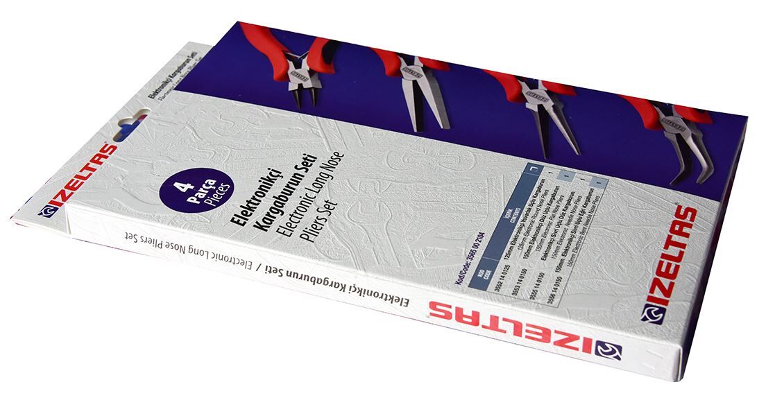 İzeltaş 4 Parça Elektronıkçı Kargaburun Setı - 3565002104