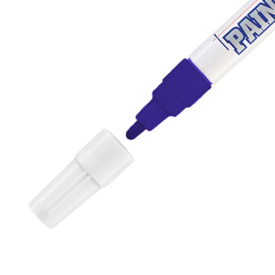 Munhwa Paınt Marker Tam Örtücü Boya Kalemi Mavi